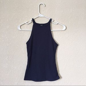 rue21 ribbed high neck tank top